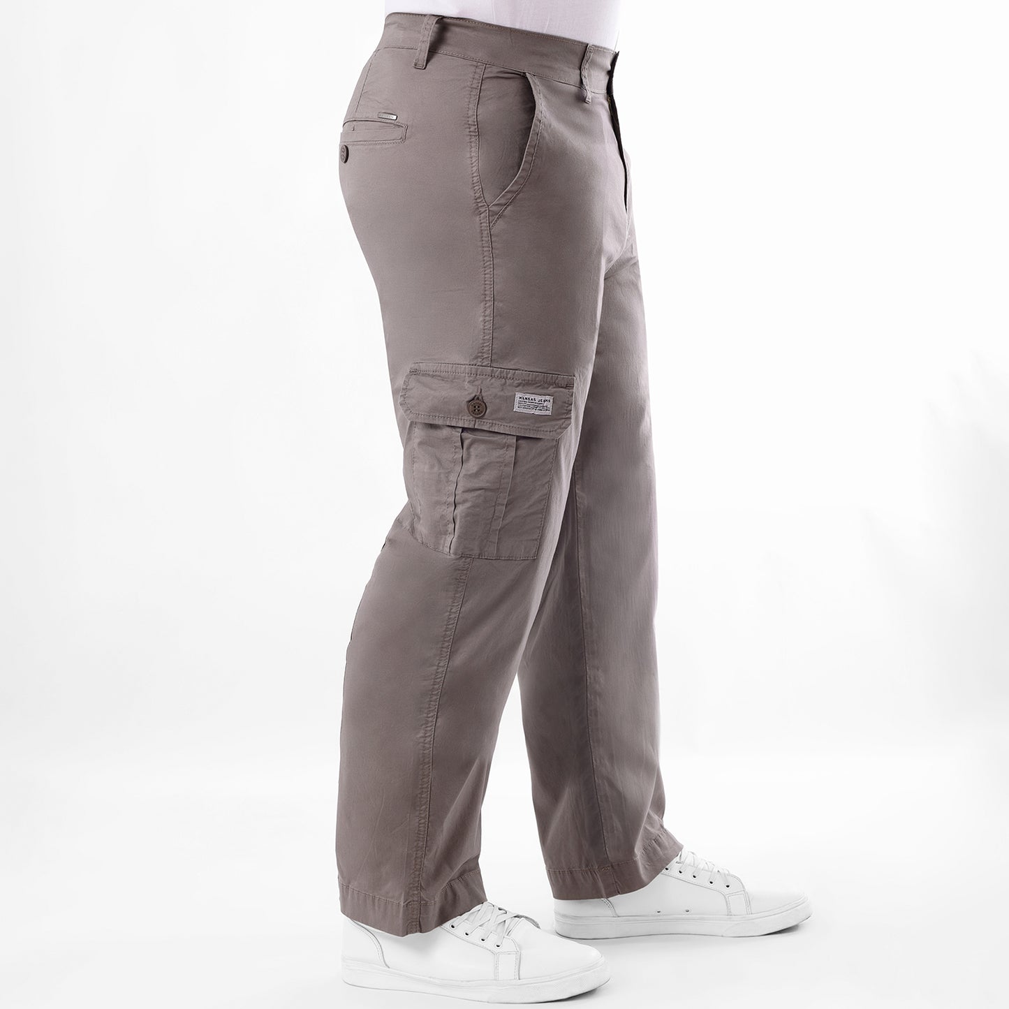Jean Hombre Paper Touch Cargo Loose Fit Taupe