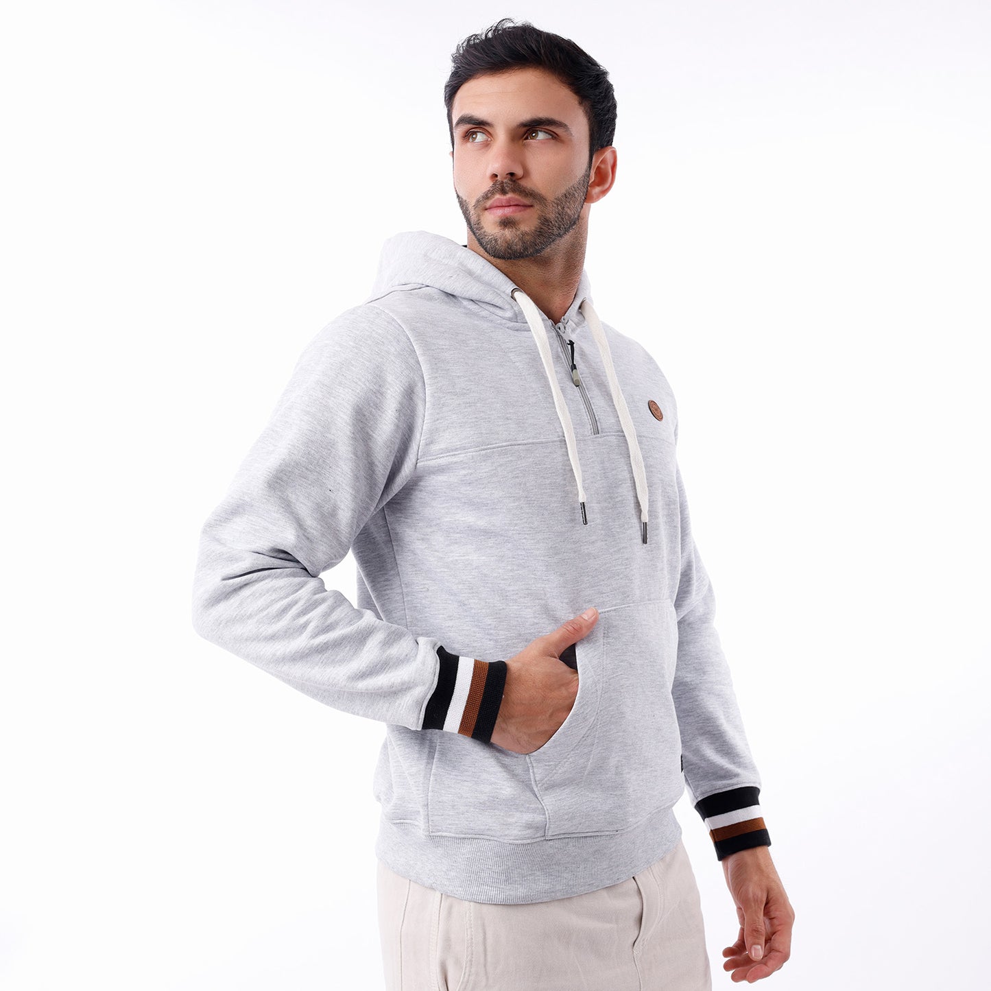 Polera hombre gris