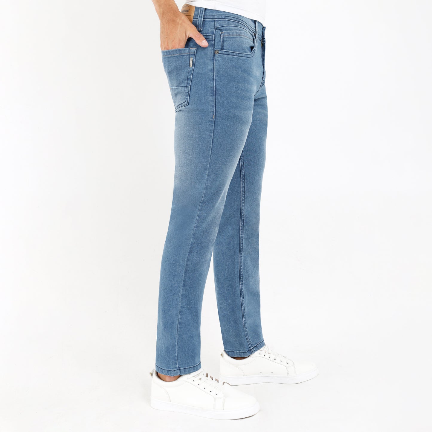 Jean Slim Caballero Cristal Contaminado Gris - 221627
