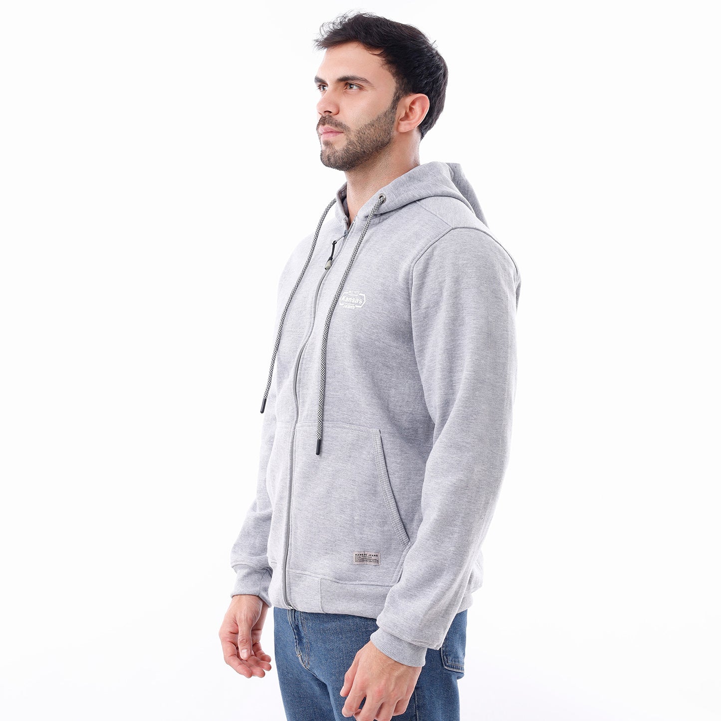 Polera hombre gris