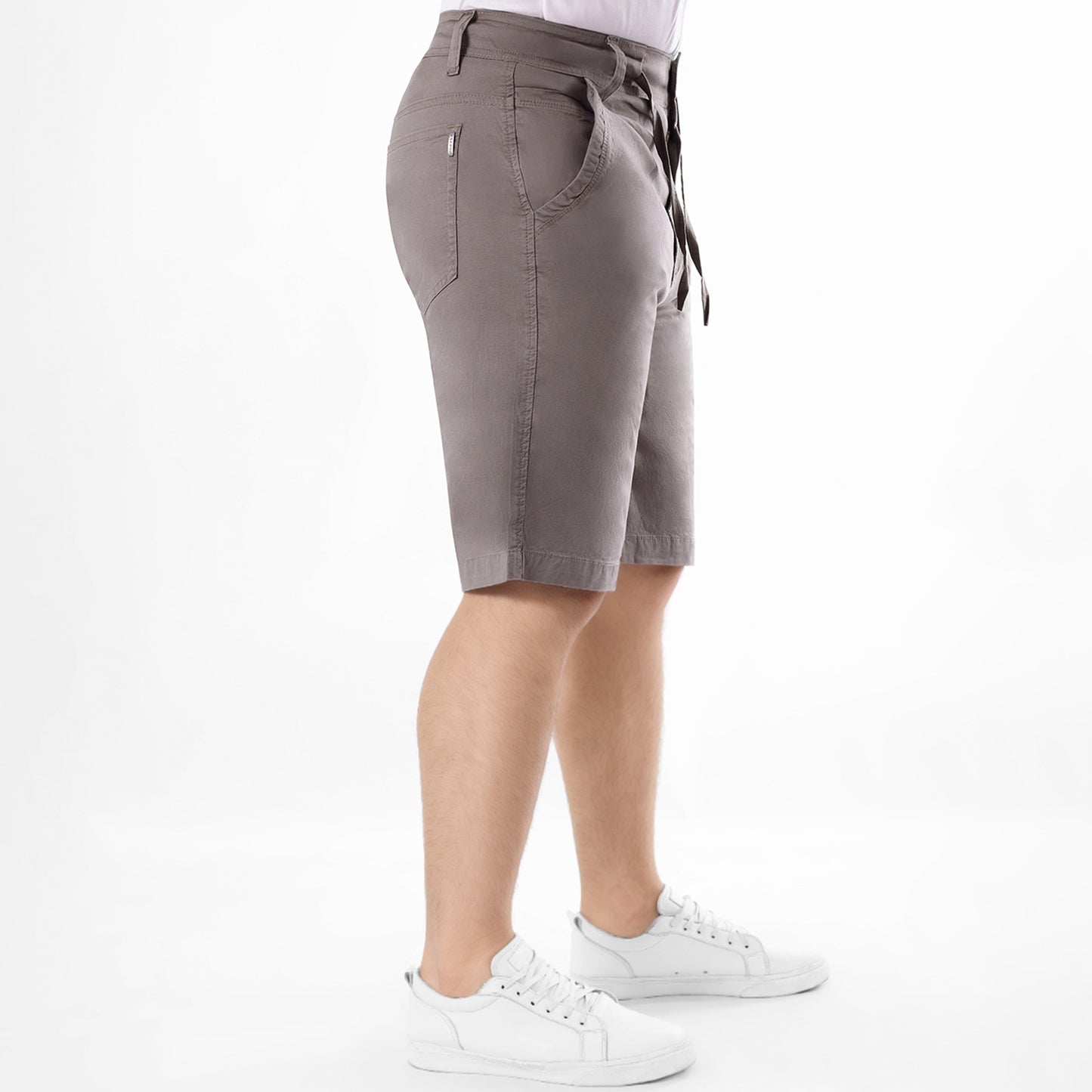 Short Paper Touch Regular Fit Taupe