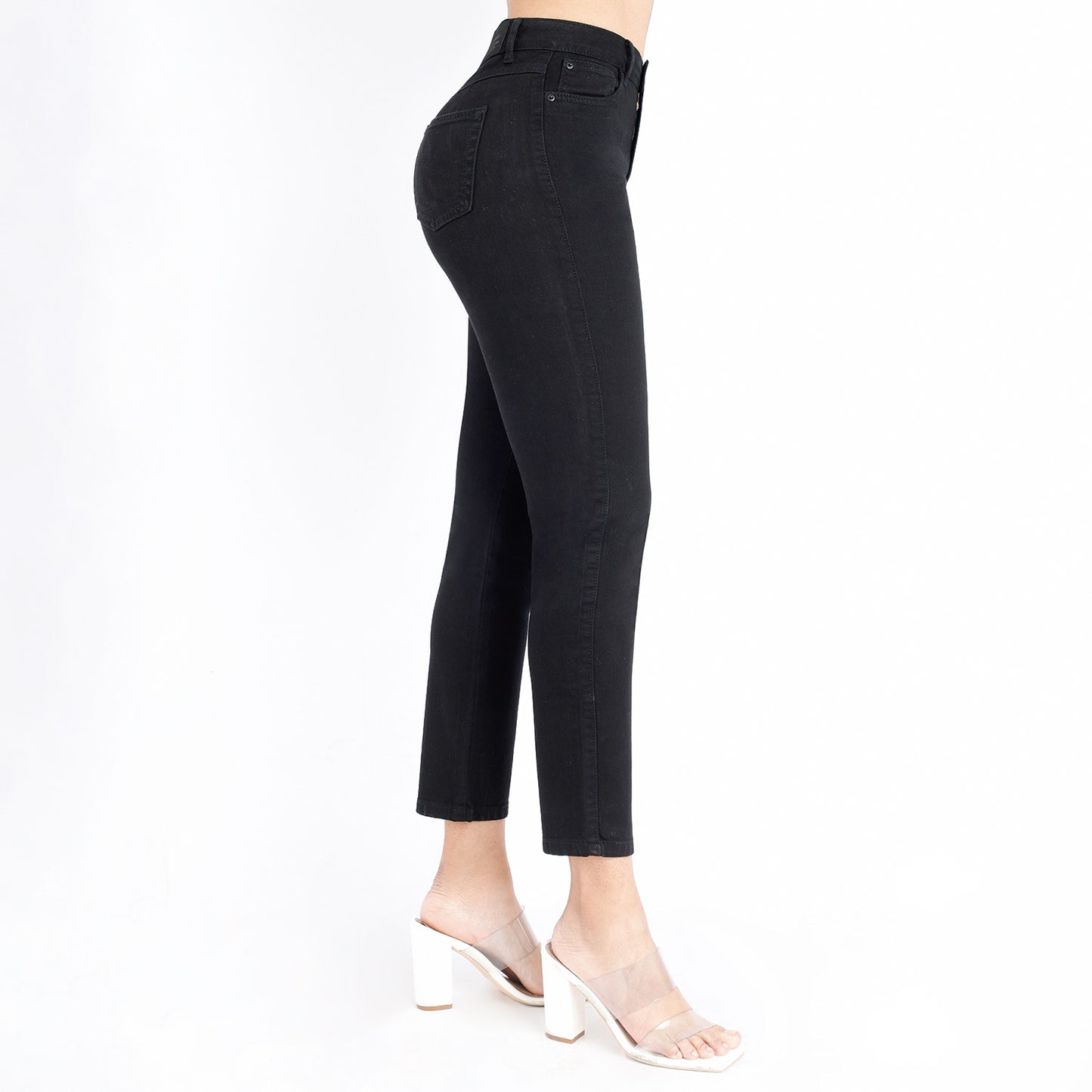 Jean Mom Cintura Dama Negro - 230373