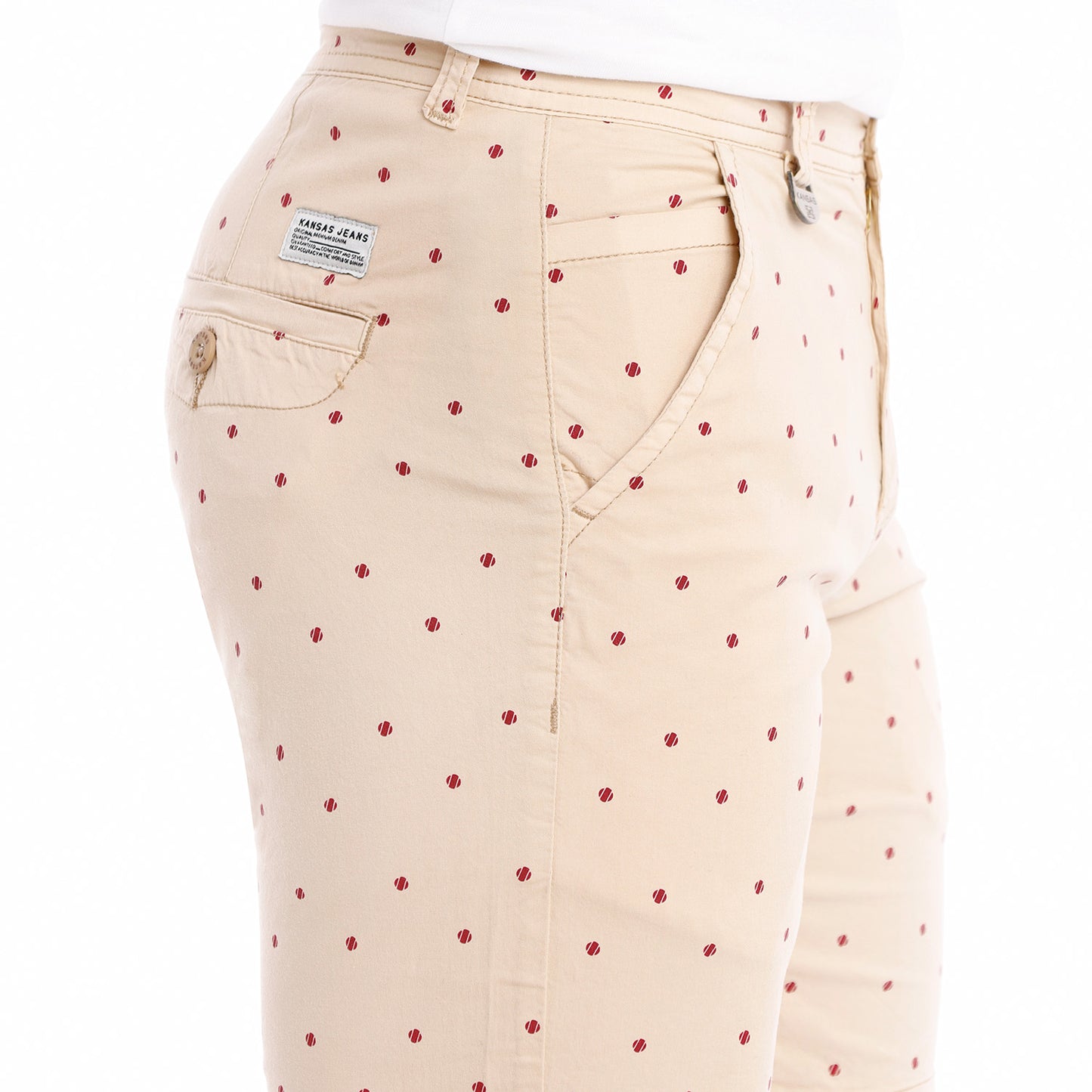 Short Caballero Slim Marfil - 221341