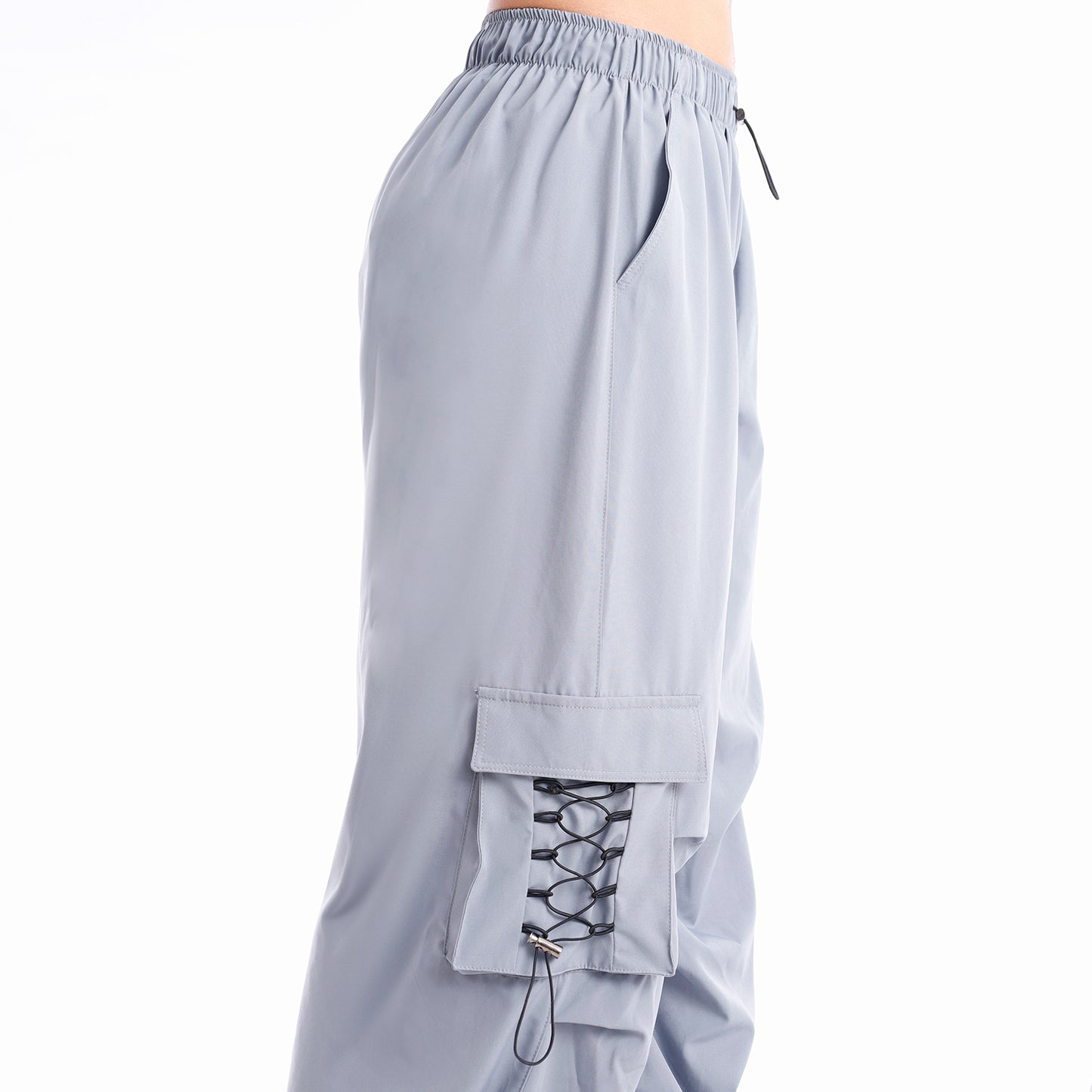 Pantalón Dama Parachute Gris - 230446