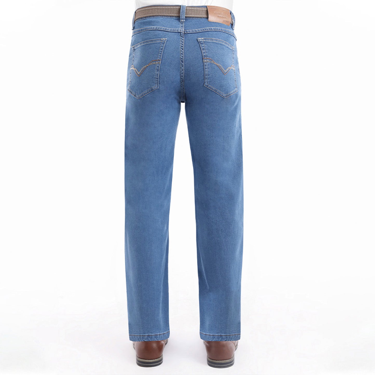 Pantalón de Caballero Regular Confort Premium con Correa - Diamante