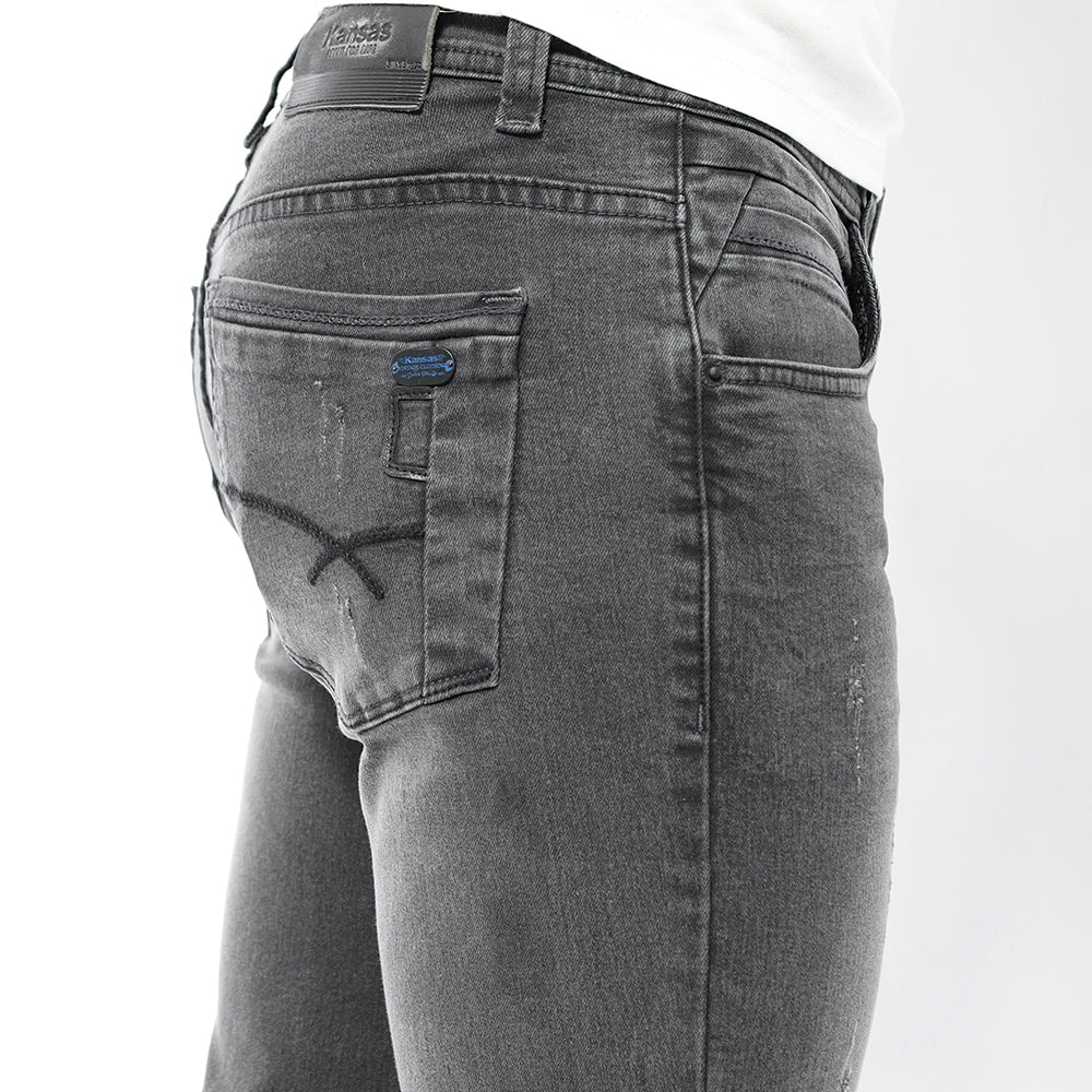 Jean Skinny Tobillero Caballero Plomo Oscuro - 220112