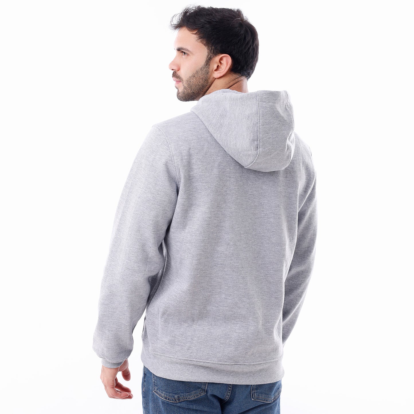 Polera Caballero Regular Fit Cierre Rib Melange - 230585