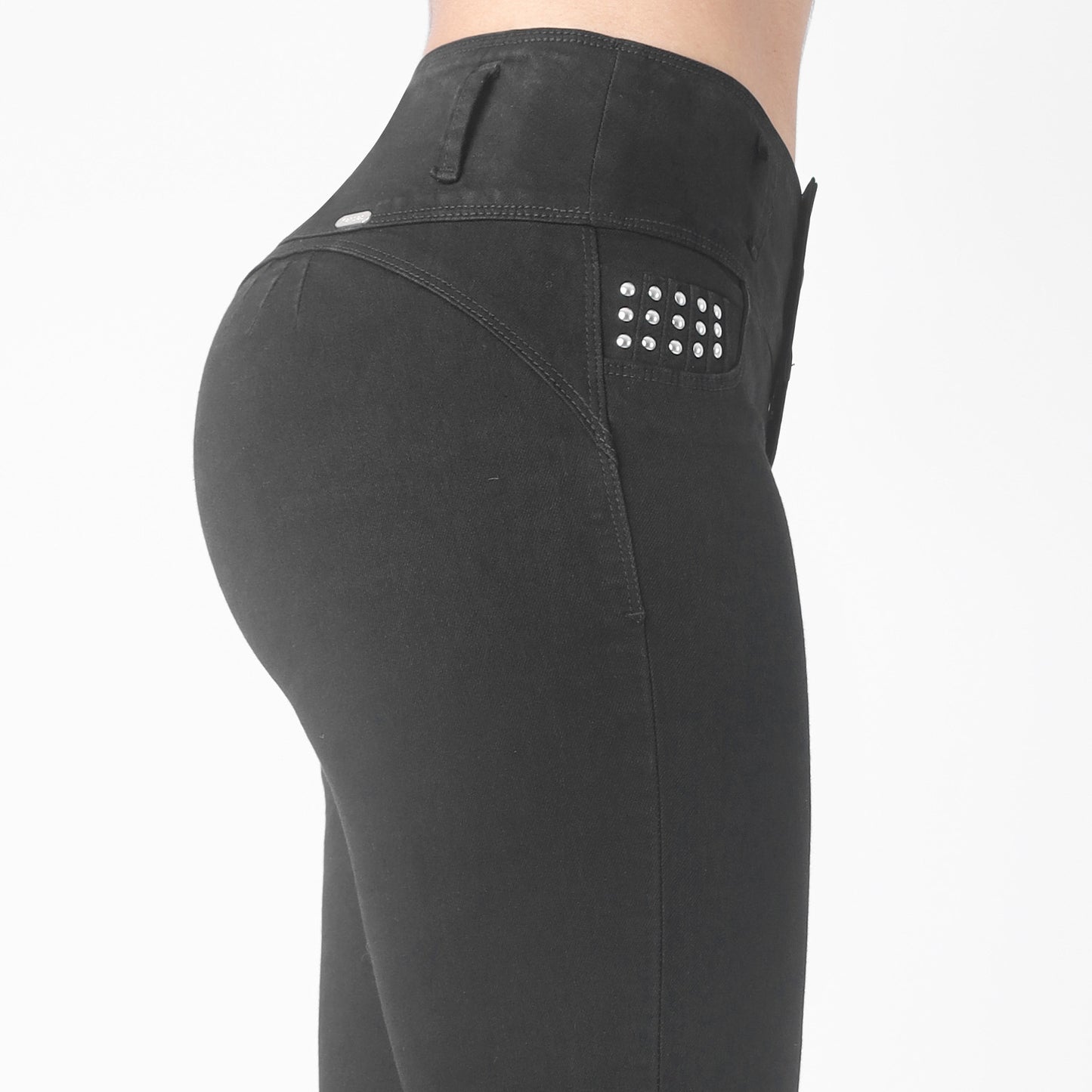 Jean Pitillo Cintura Dama Negro - 230295