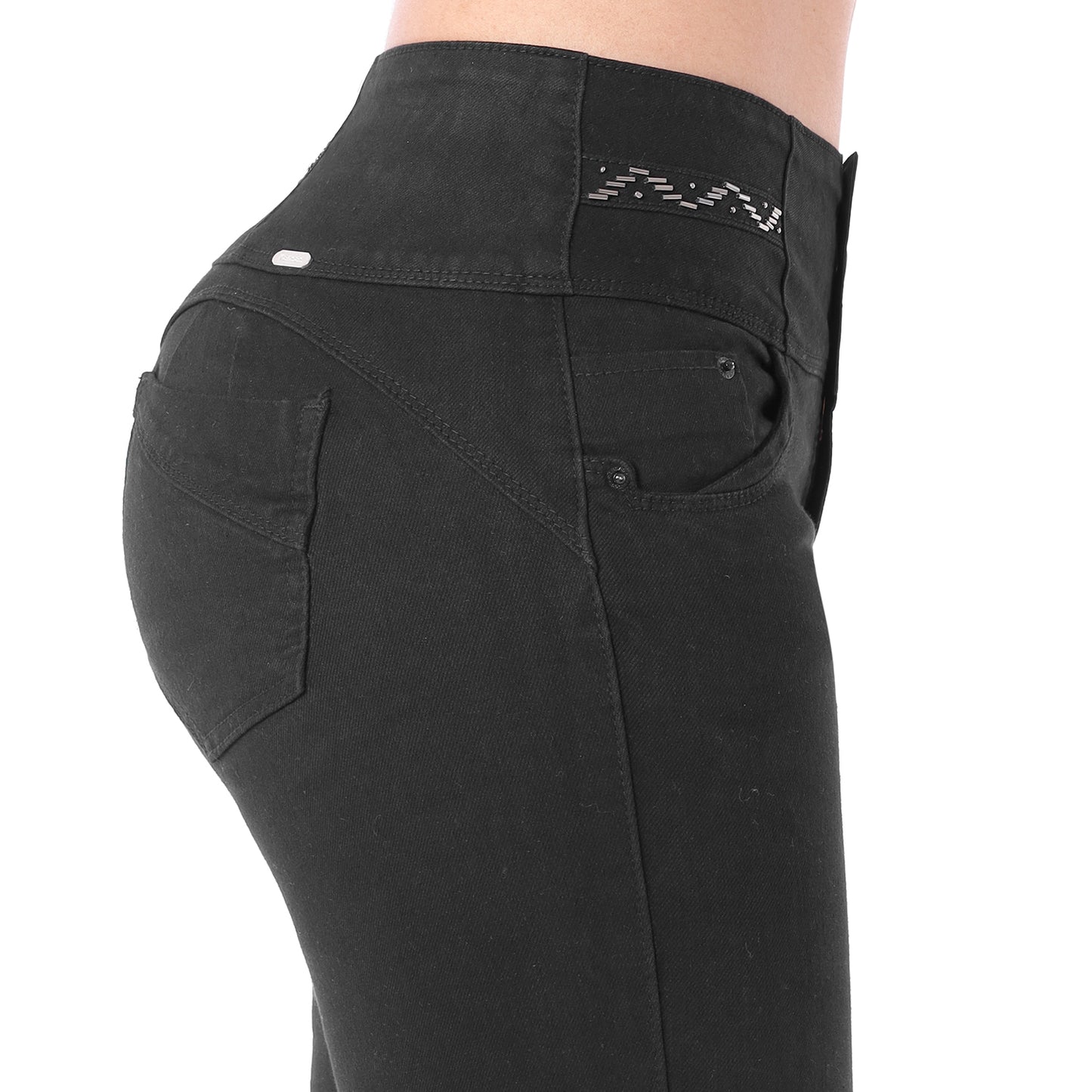 Jean Pitillo Cintura Dama Negro - 230277