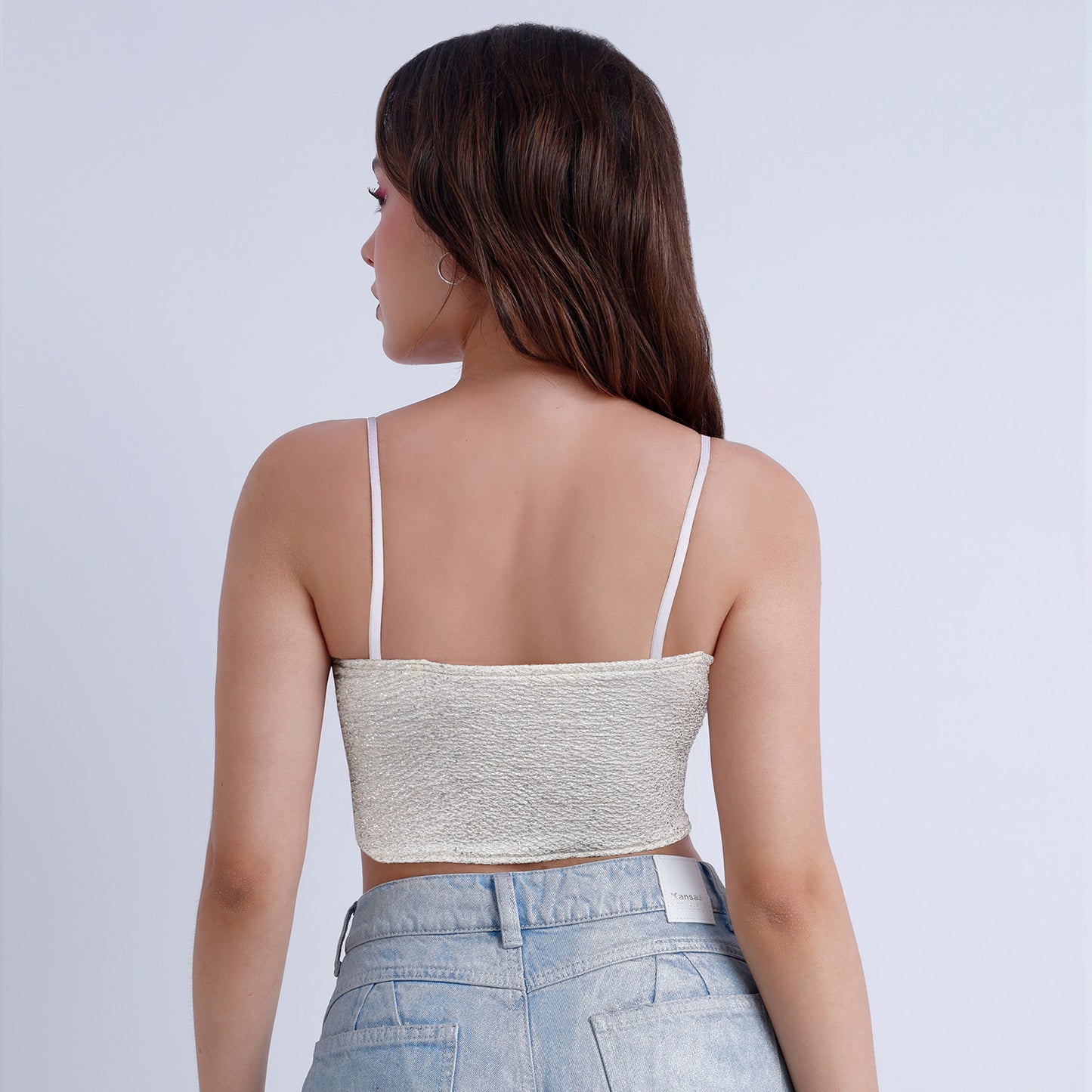 Top Fantasia Tiras/Copas Dama Blanco - 230929
