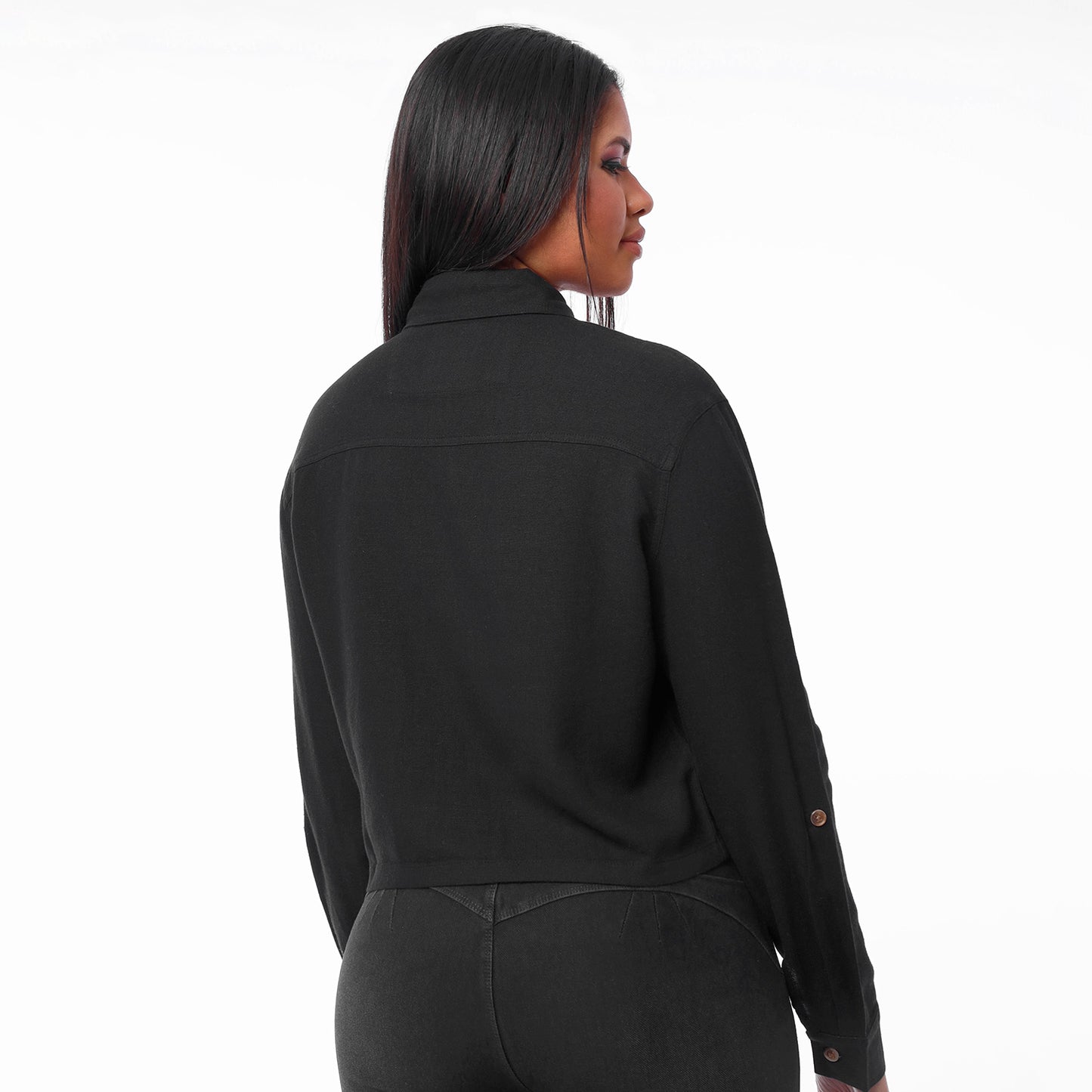 Blusa Cargo Dama Negro - 230595