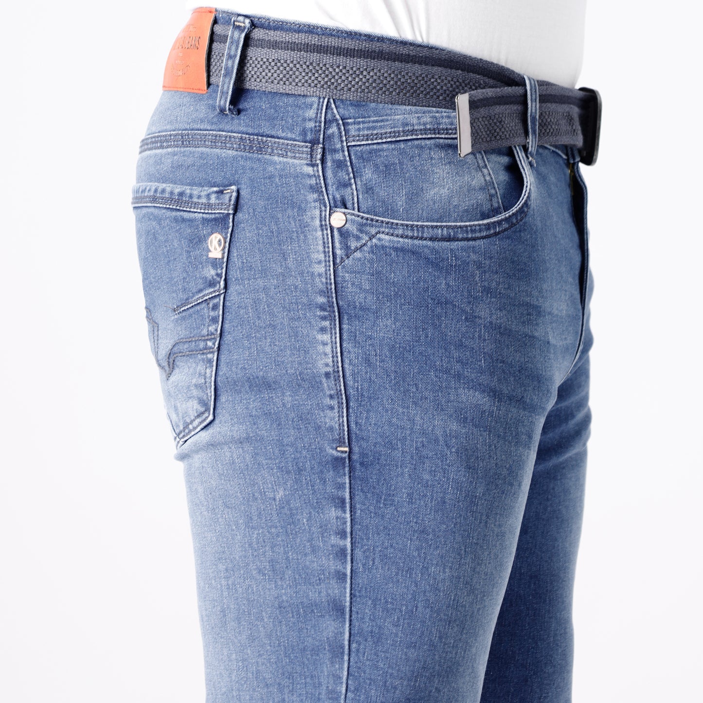 Pantalón Jean Hombre Skinny Fit con Correa