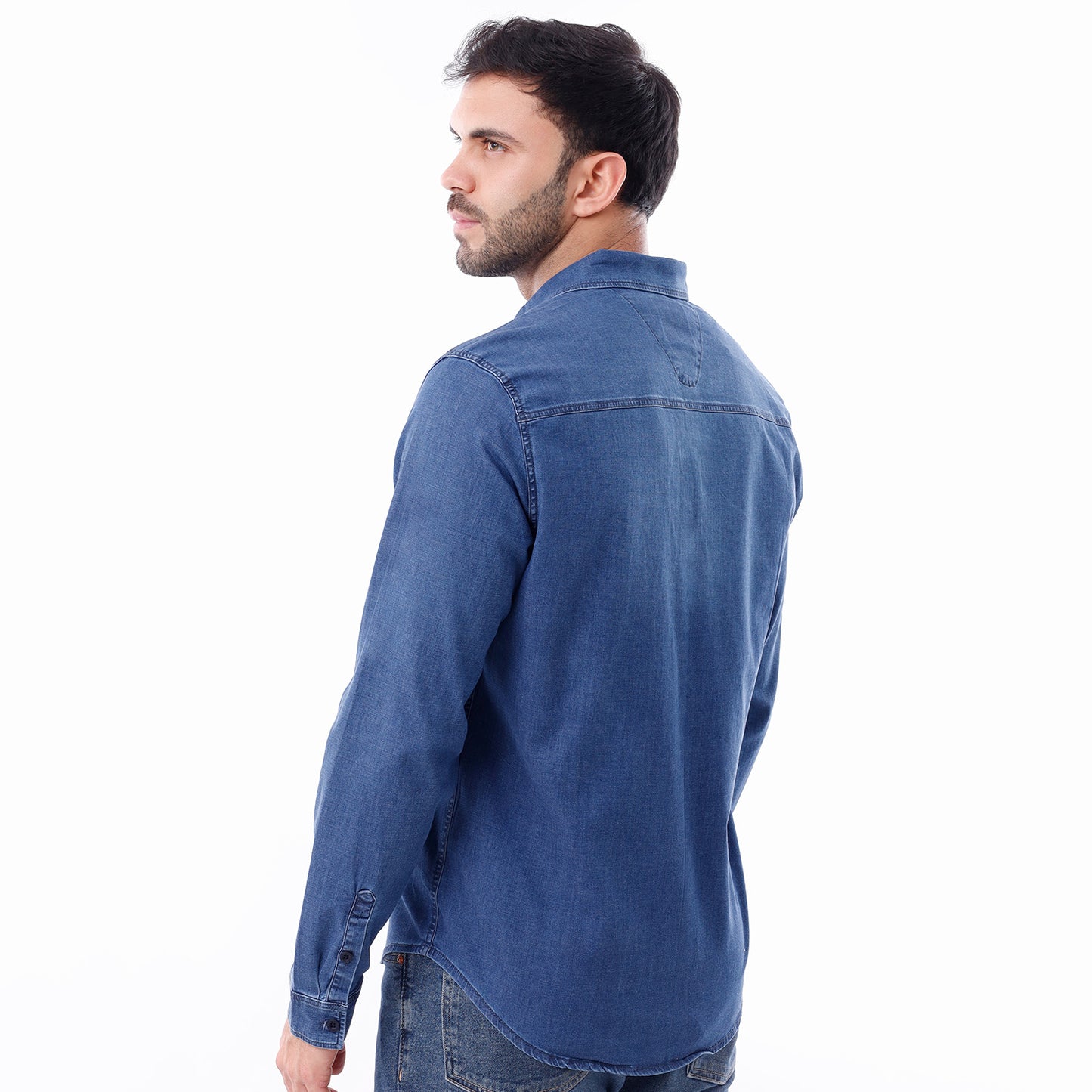 Camisa hombre azul