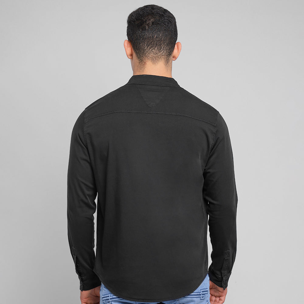 Camisa Hombre Slim Fit Negro – 230445