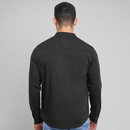 Camisa Hombre Slim Fit Negro – 230445
