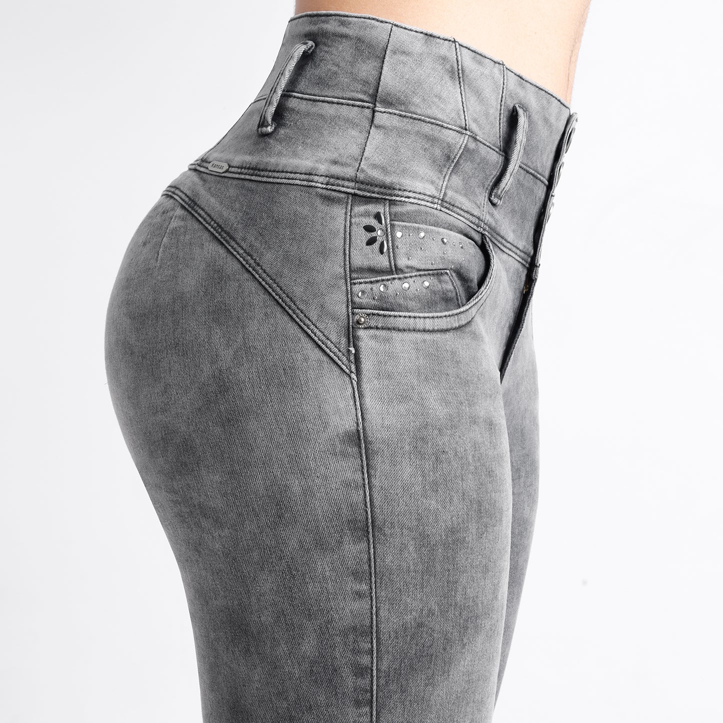 Jean Pitillo Cintura Dama Stone - 230117