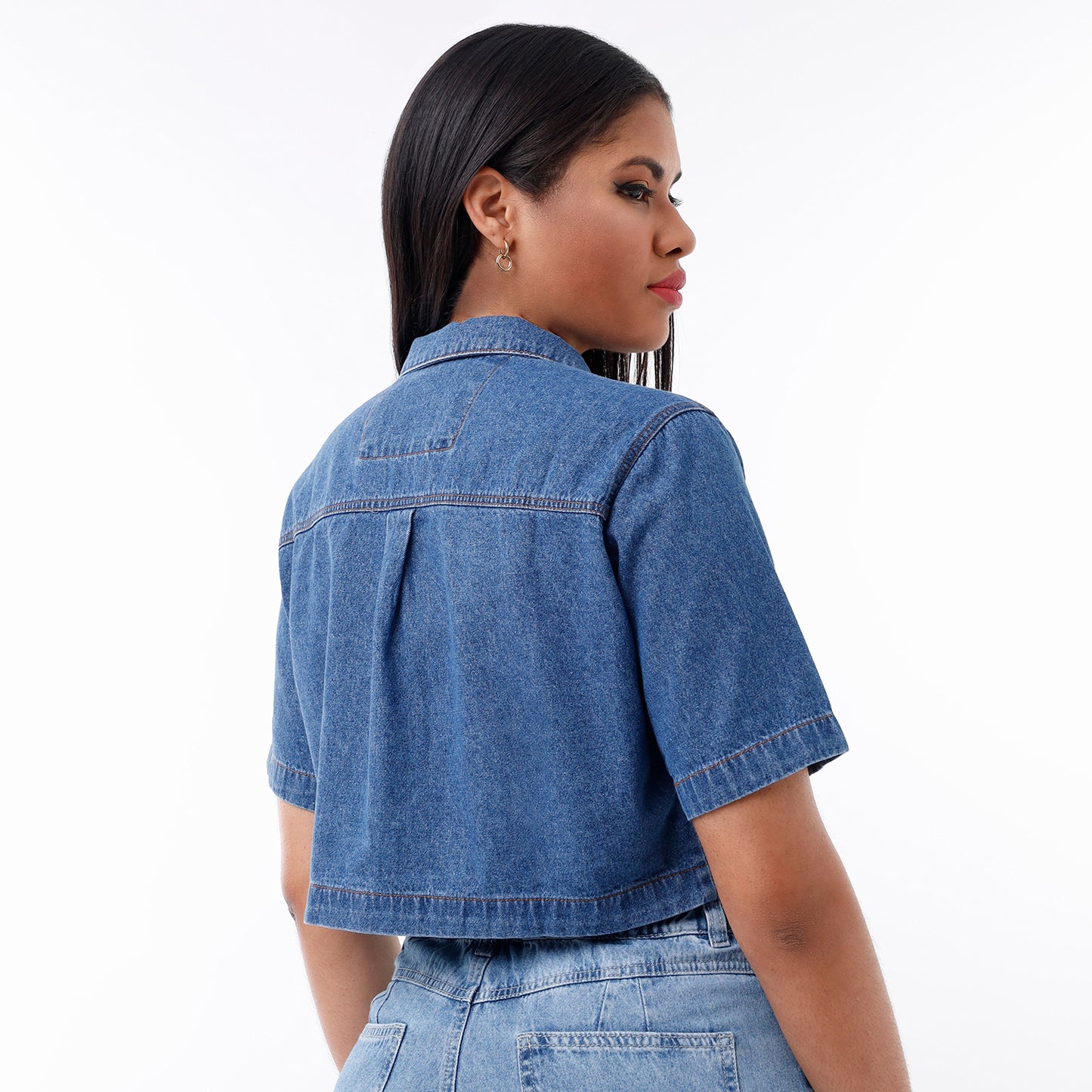 Blusa Crop Dama Cristal - 230650