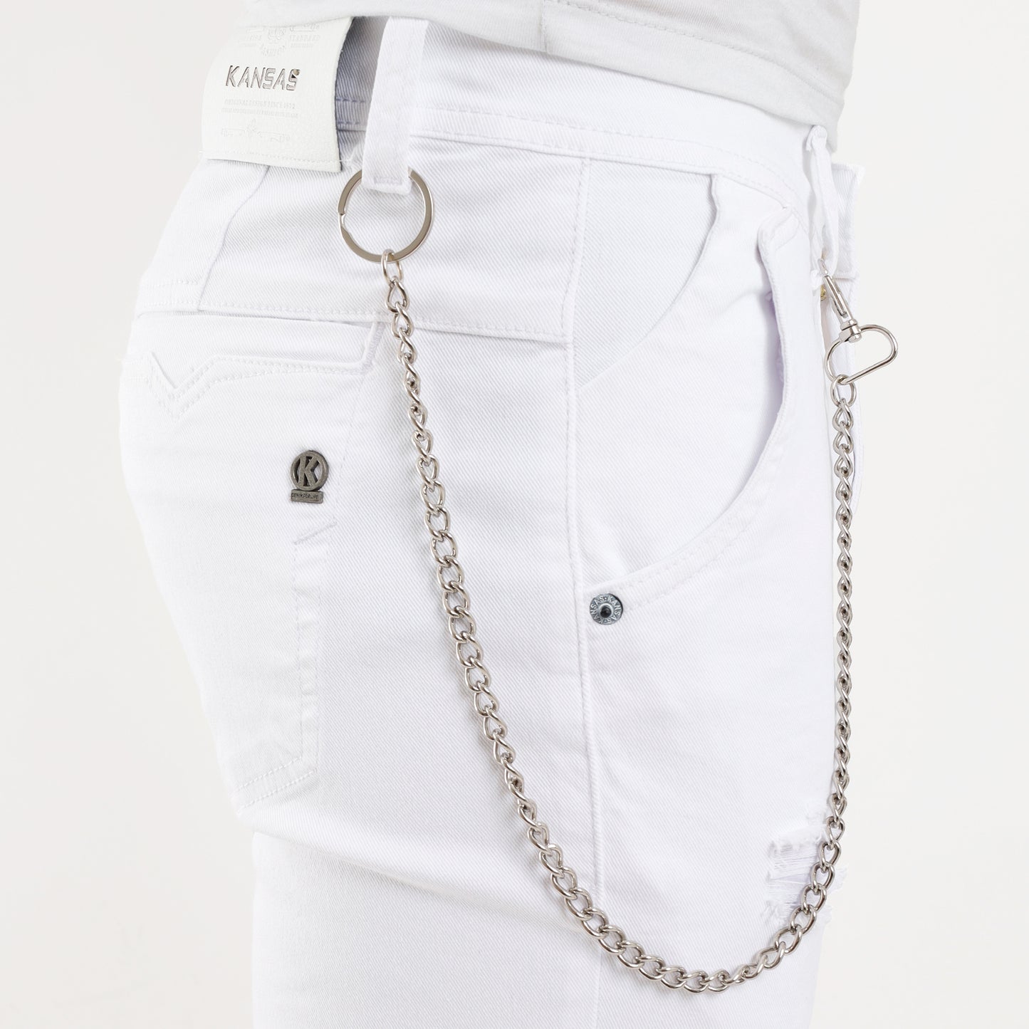 Jean Caballero Skinny Blanco Optico - 221634