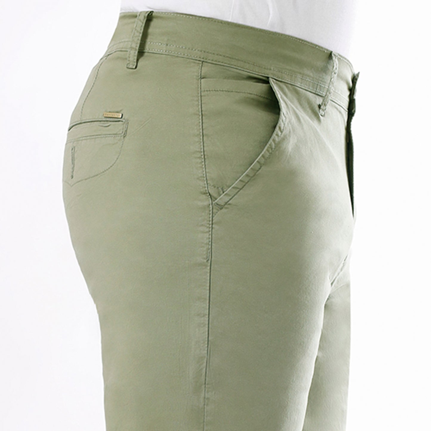 Short Paper Touch Regular Fit Verde