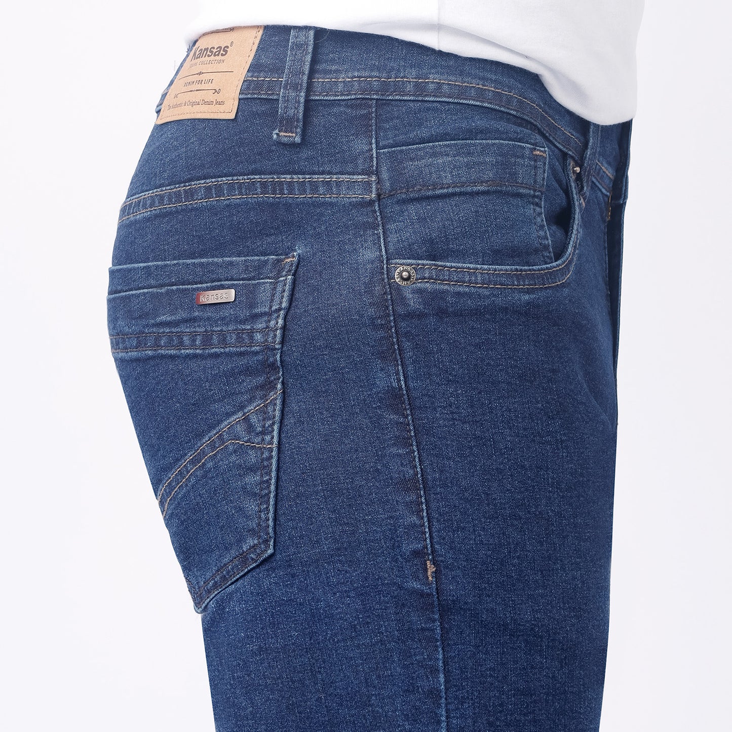 Jean Straight Caballero Pepper Contaminado Azul - 230152