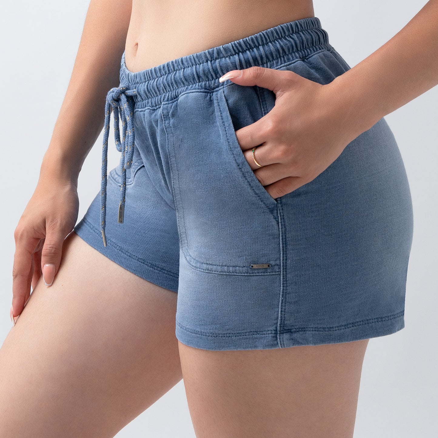 Short Dama con Elástico Cristal Claro - 221292
