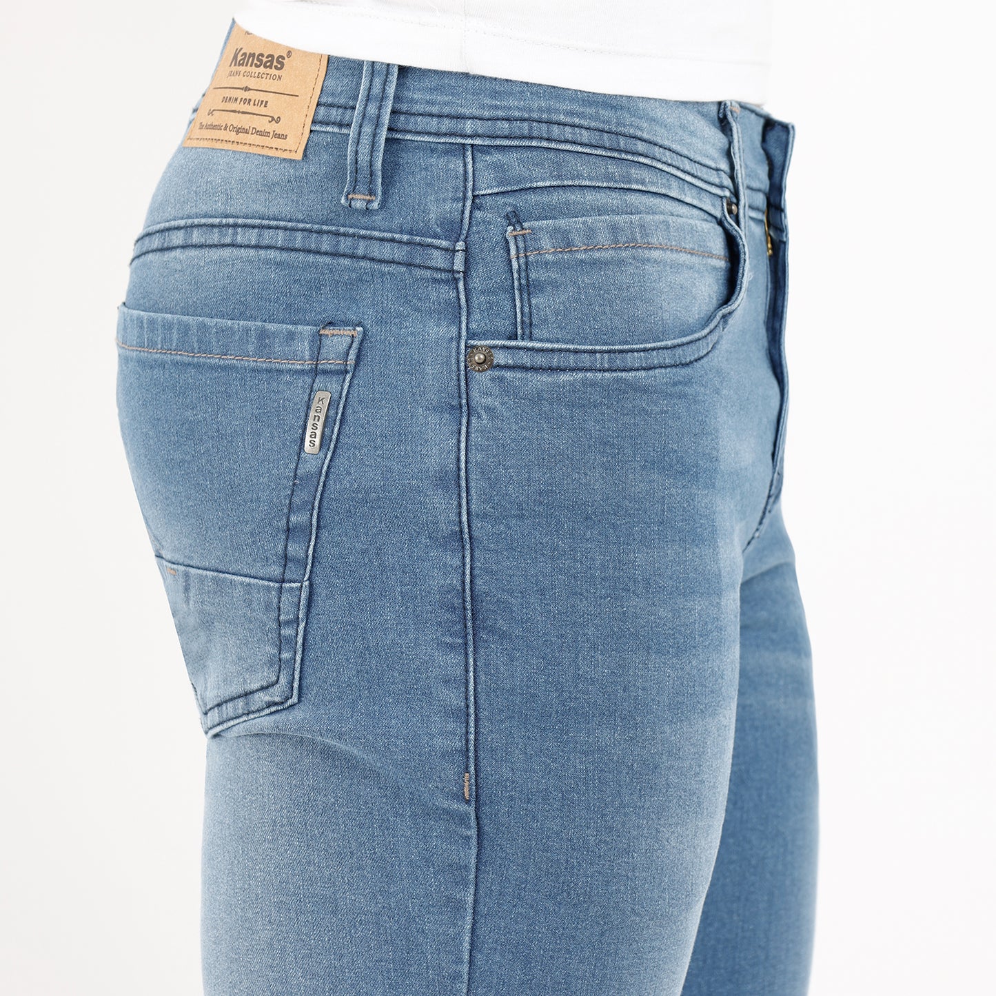 Jean Slim Caballero Cristal Contaminado Gris - 221627