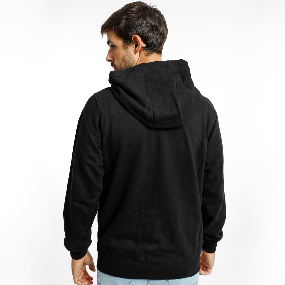 Polera Capucha Hombre Negro - 210393