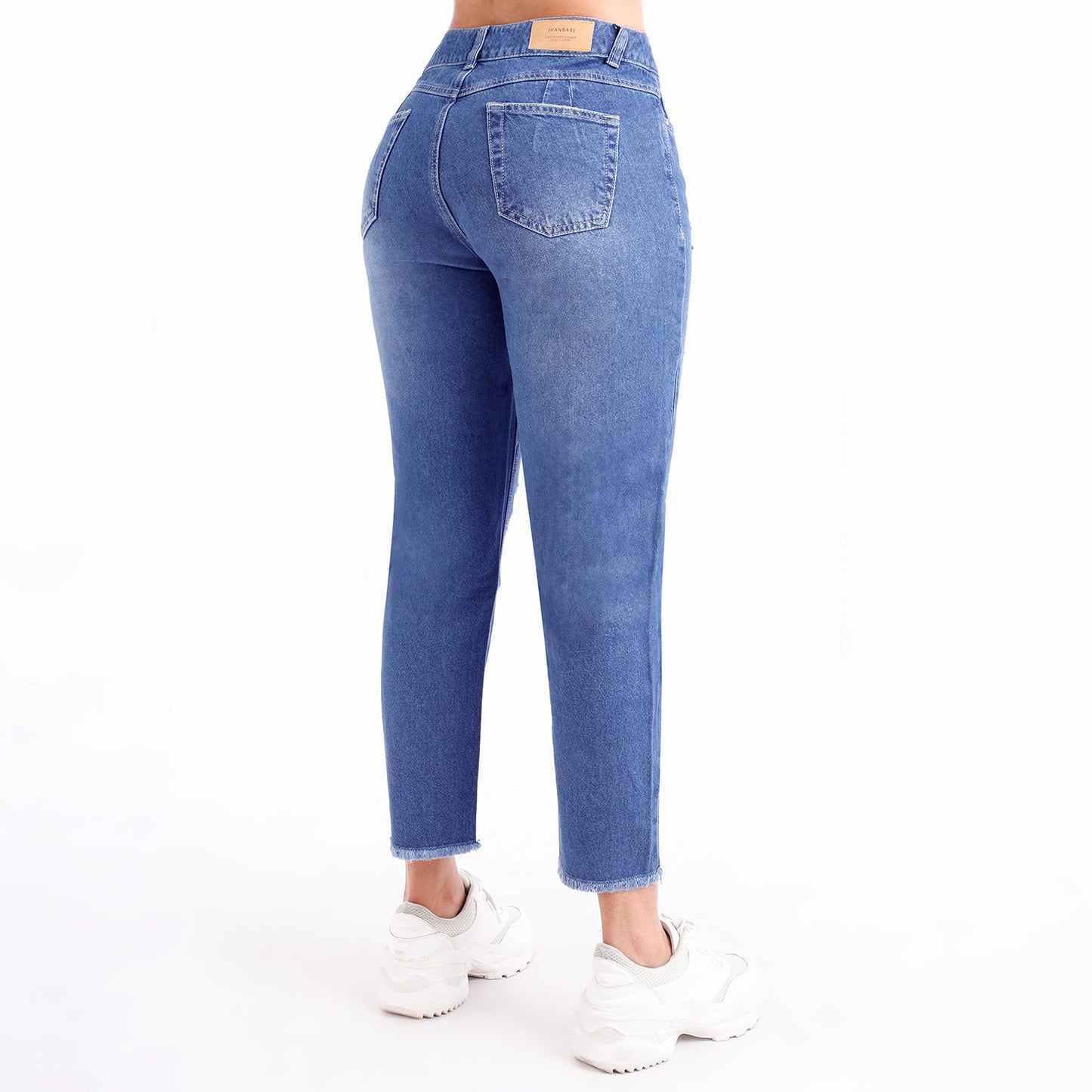 Jean Mom Cintura Dama Cristal - 230526