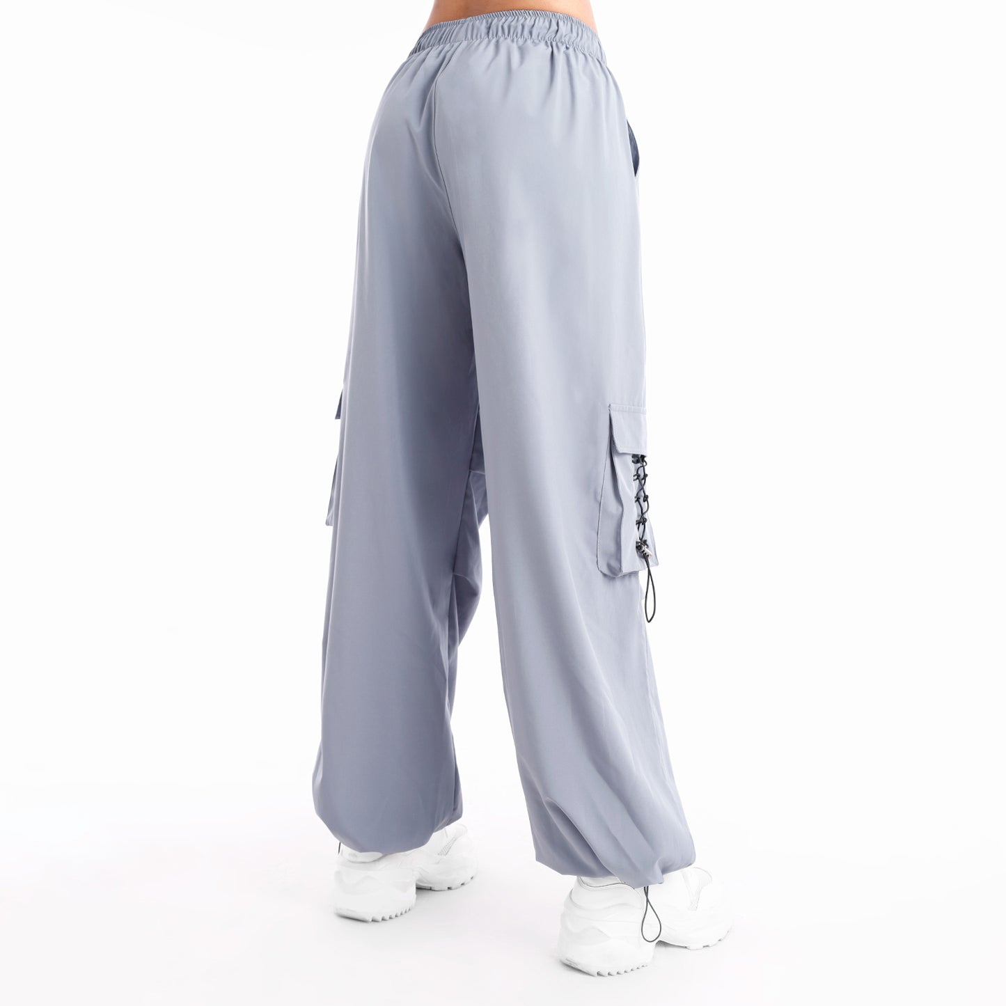 Pantalón Dama Parachute Gris - 230446