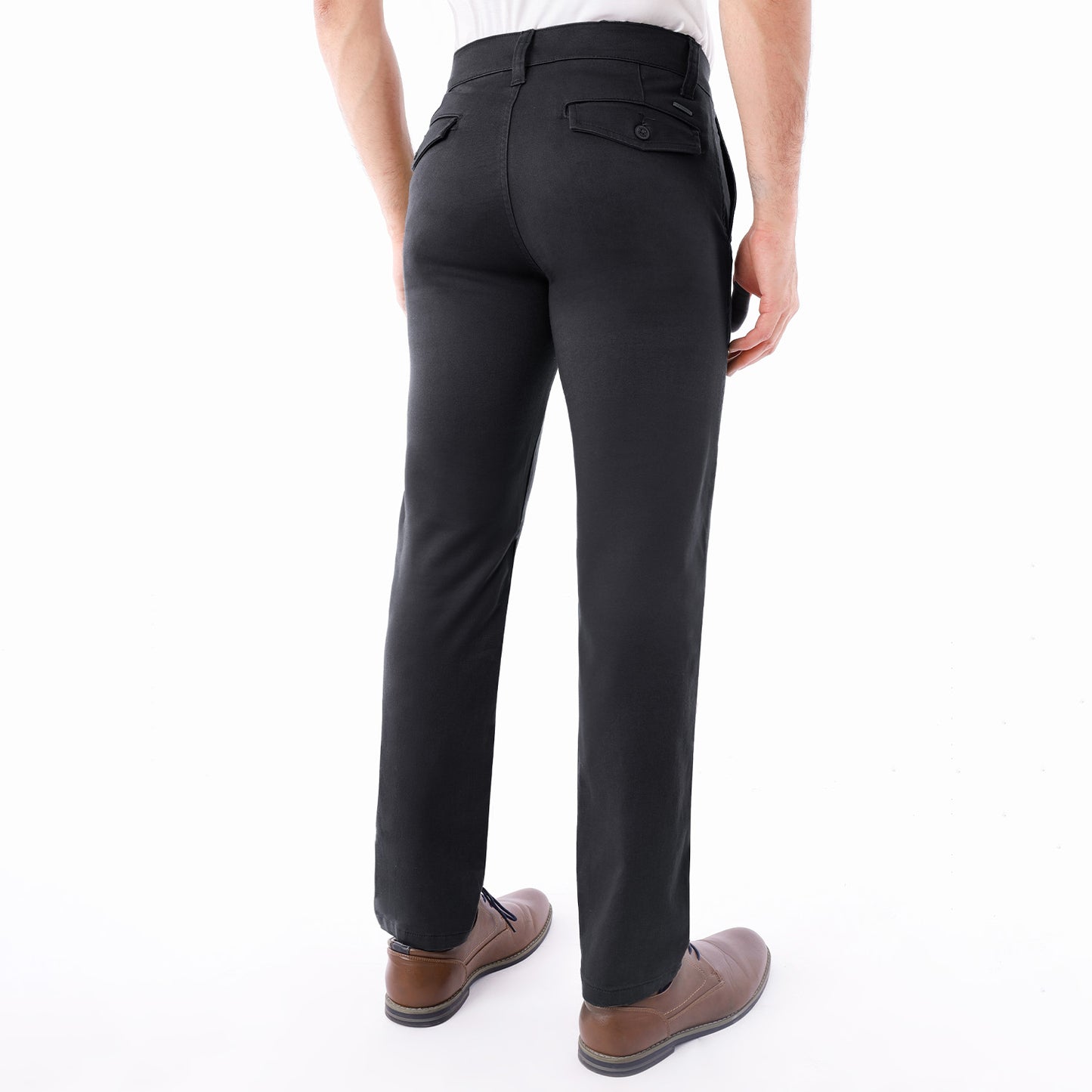 Pantalon Drill Hombre Satinado Regular Fit Charcoal - 230883