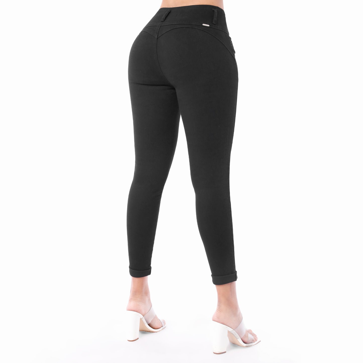 Jean Tobillero Cintura Dama Negro - 230366