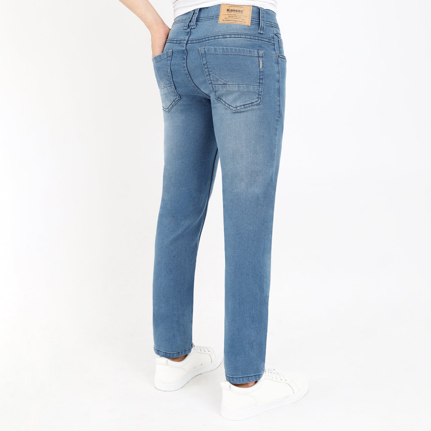 Jean Slim Caballero Cristal Contaminado Gris - 221627