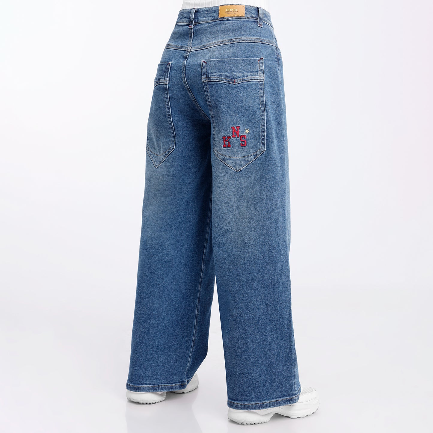 Jean Cintura Boyfriend Pepper Moteado