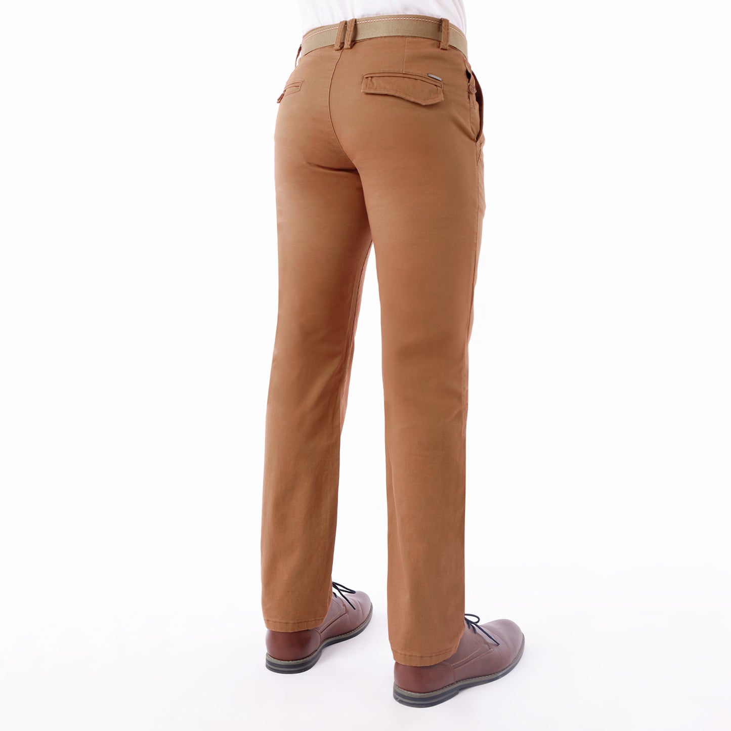 Pantalón Drill Hombre Regular/Correa Toffee - 231160