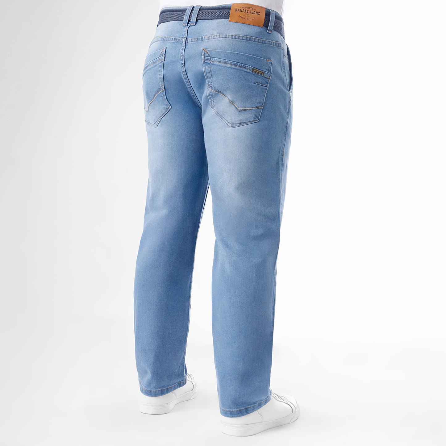 Jean Hombre Slim Fit C/correa Diamante Foc.