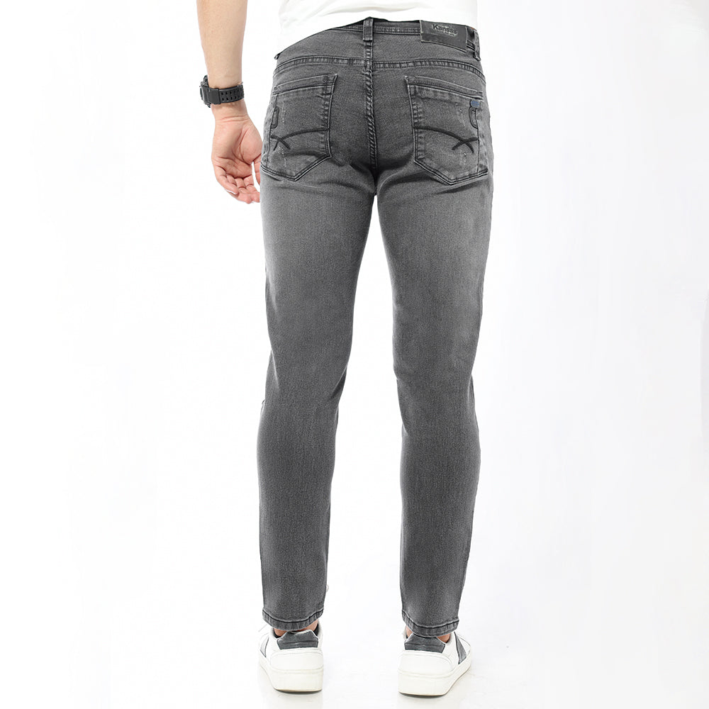 Jean Skinny Tobillero Caballero Plomo Oscuro - 220112