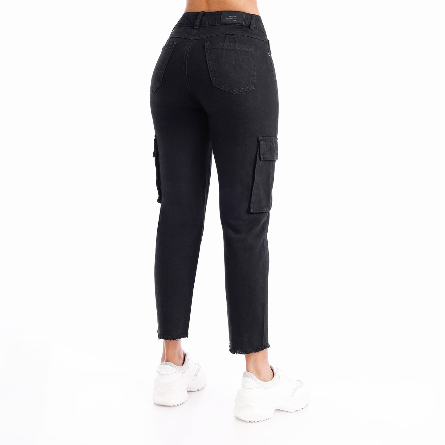 Jean Mom Cargo Dama Cenizo - 230508