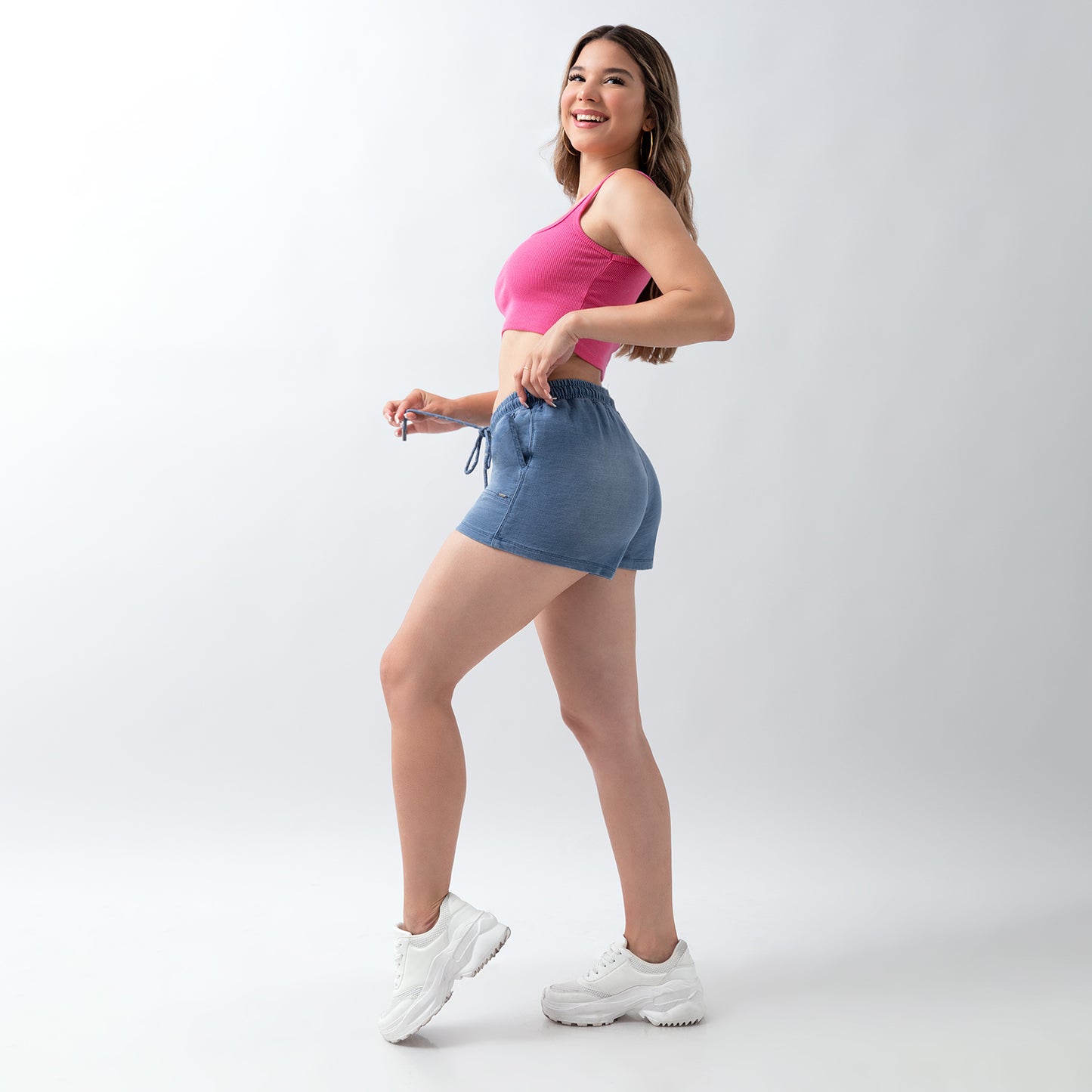 Short Dama con Elástico Cristal Claro - 221292