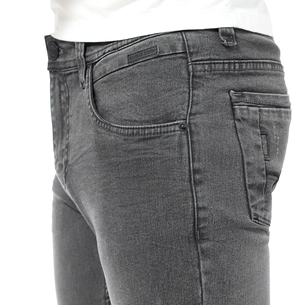 Jean Skinny Tobillero Caballero Plomo Oscuro - 220112