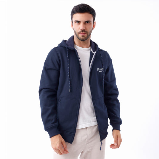 Polera Hombre Regular Fit Azul Marino