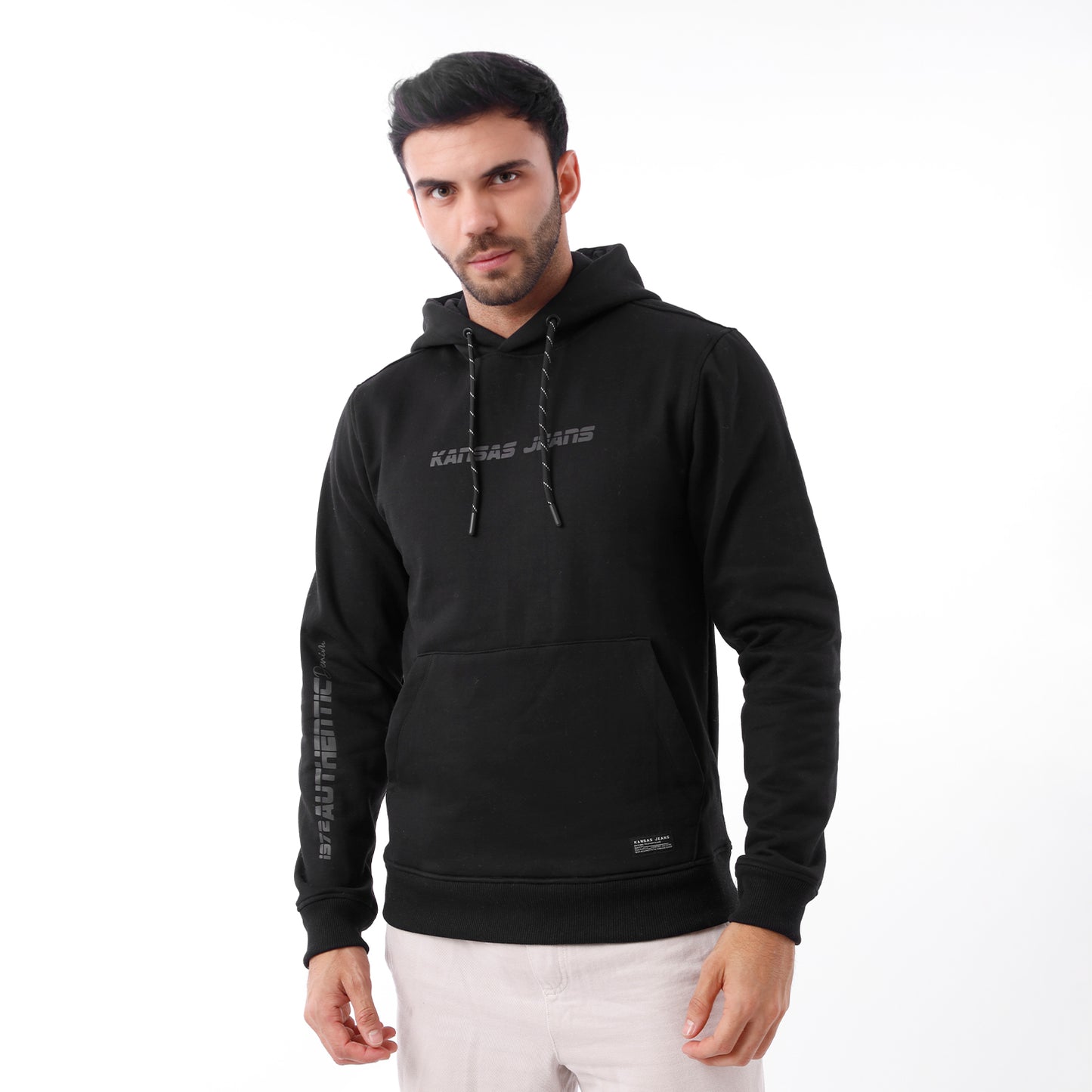 Polera Hombre Regular Fit Negro