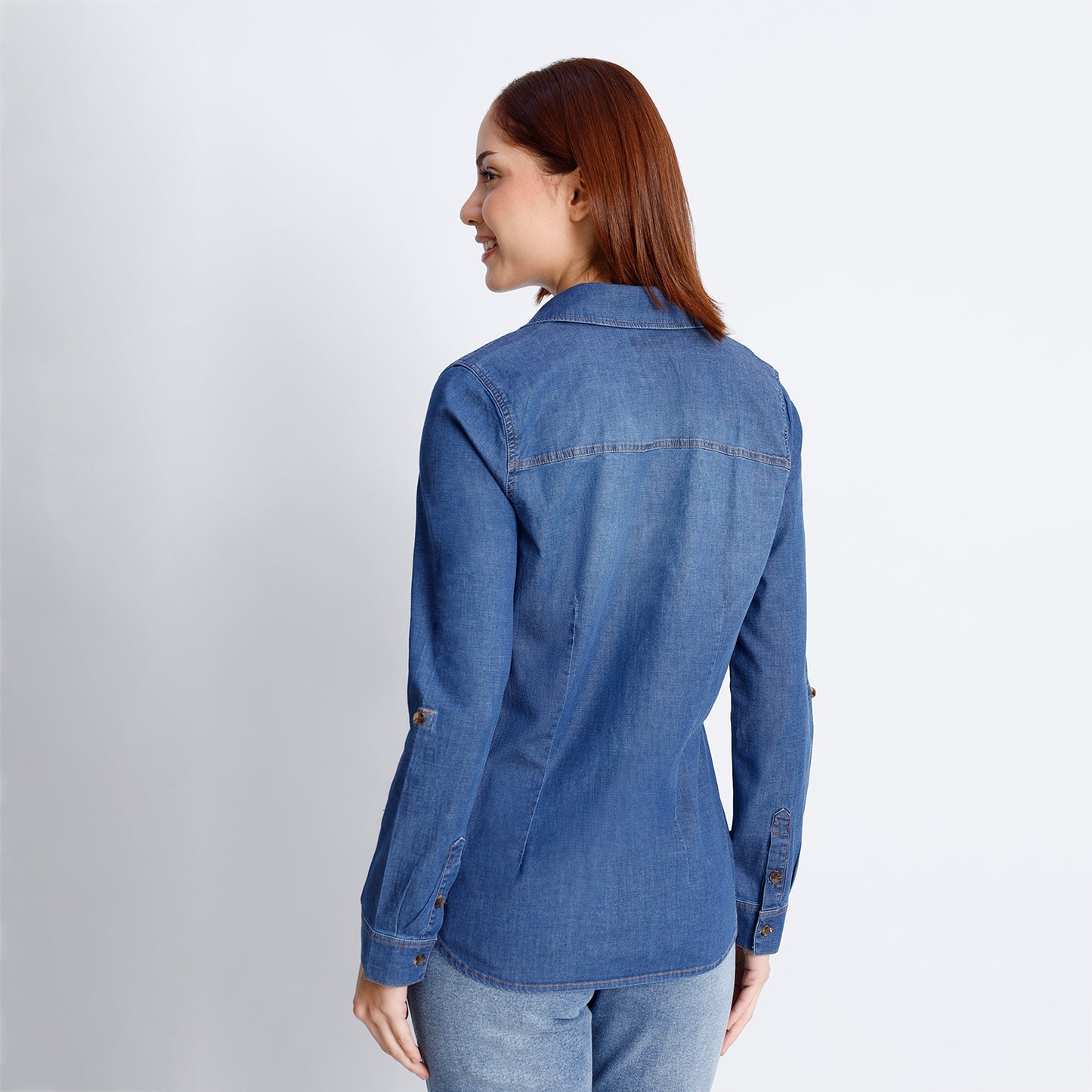 Blusa Dama Aby Manga Larga