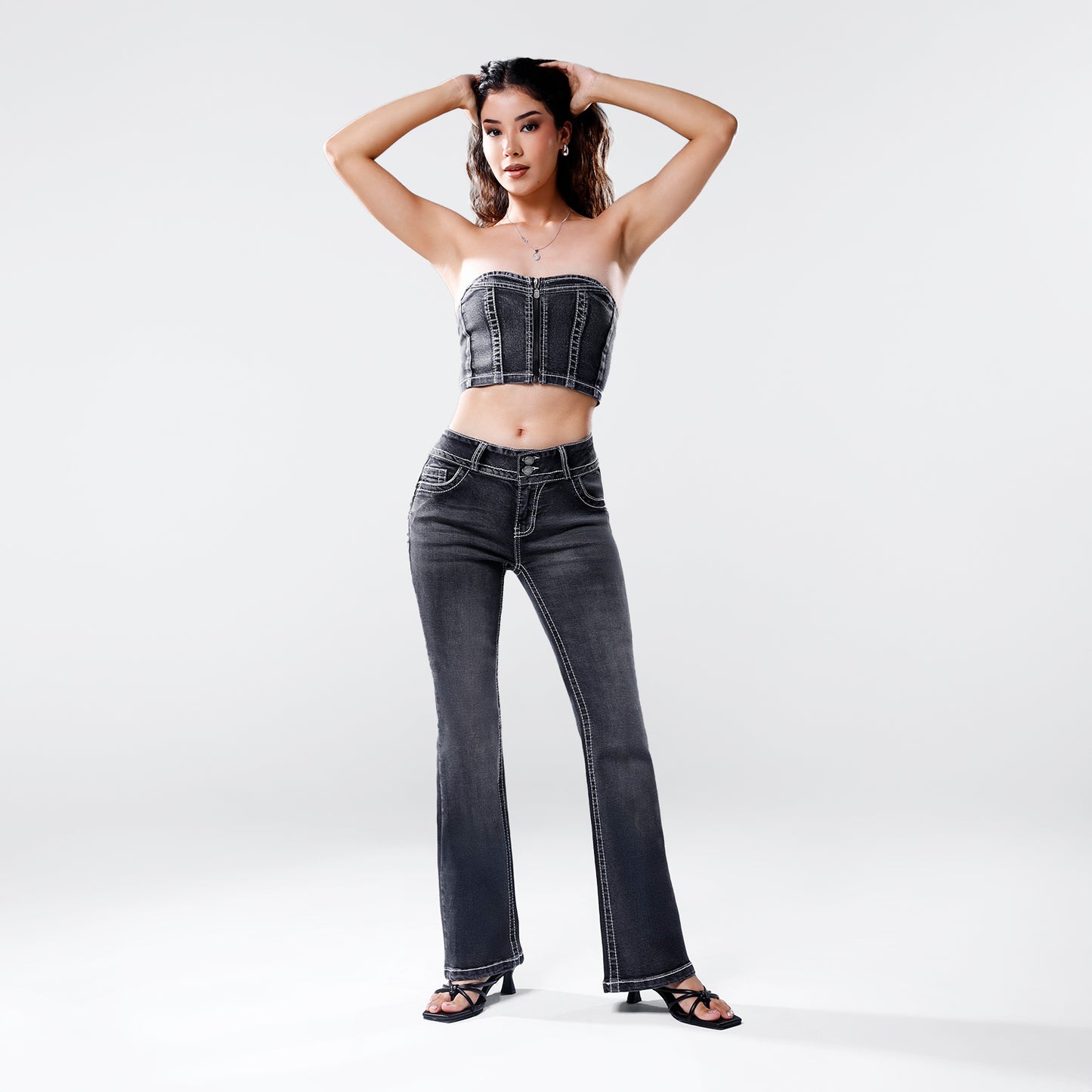 Pantalón Dama Desiree Flare Tiro/Bajo