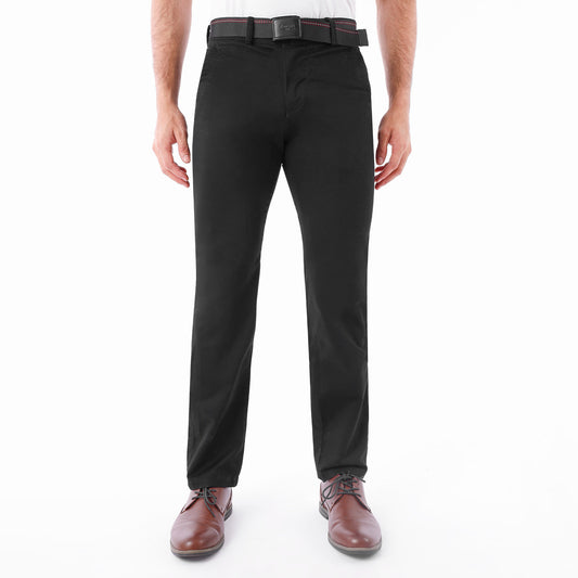 Pantalón Drill Regular con Correa – Negro