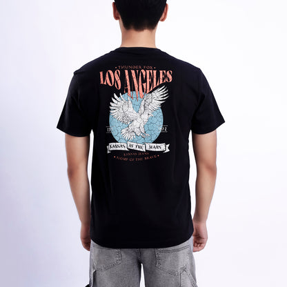 Polo de Caballero Cuello Redondo con Estampado