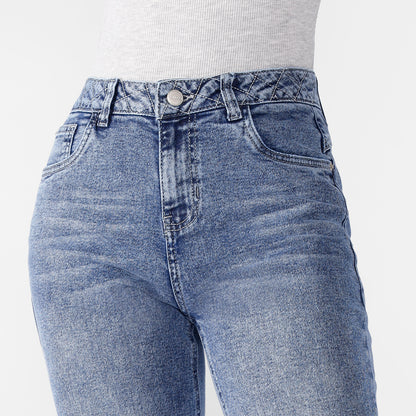 Pantalón Jean Eymi Cintura Recto