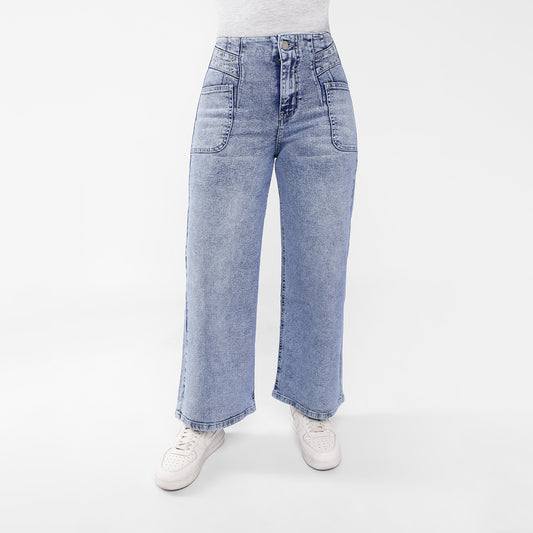 Pantalón Jean Calia Cintura Culotte