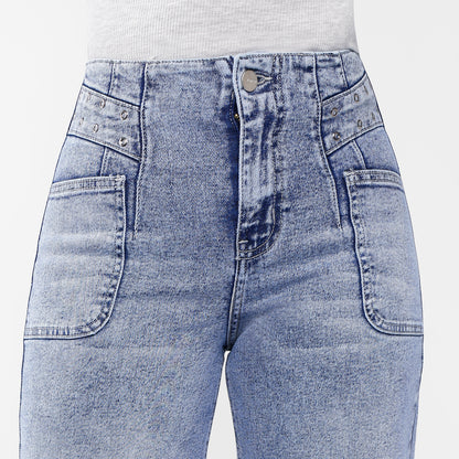 Pantalón Jean Calia Cintura Culotte