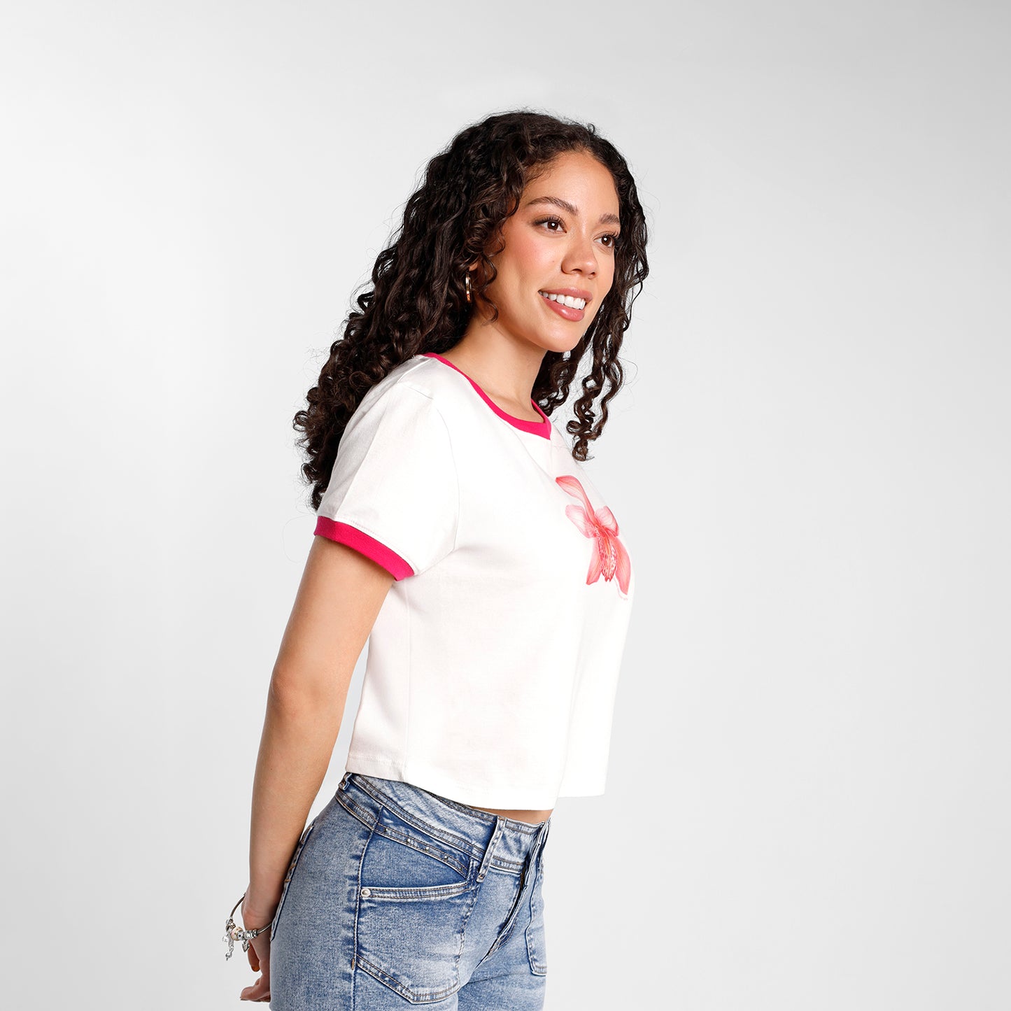 Polo Lary Crop - Fuccia