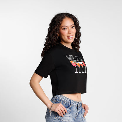 Polo Lizeth Oversize - Negro